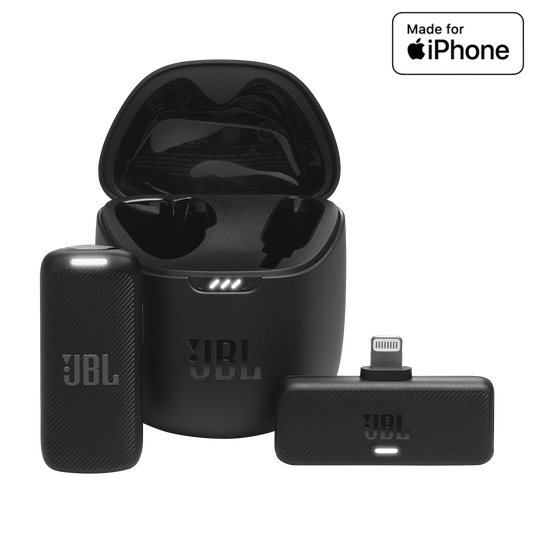 JBL Quantum Stream Wireless Lightning - Black - Wearable wireless streaming microphone for Lightning connection - Hero image number null
