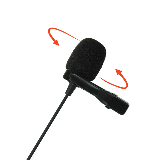 JBLCSLM20B - Black - Battery-Powered Lavalier Microphone - Detailshot 1 image number null
