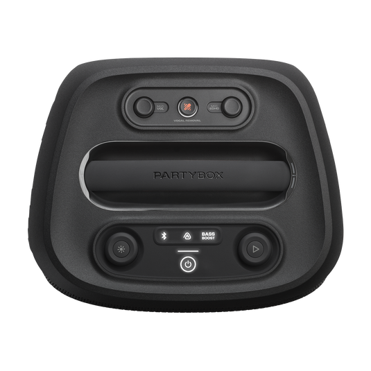 JBL PartyBox Encore 2 Plus - Black - Portable party speaker with real-time AI vocal removal and two wireless mics - Top image number null