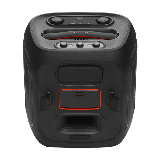 JBL PartyBox Encore 2 Plus - Black - Portable party speaker with real-time AI vocal removal and two wireless mics - Back image number null