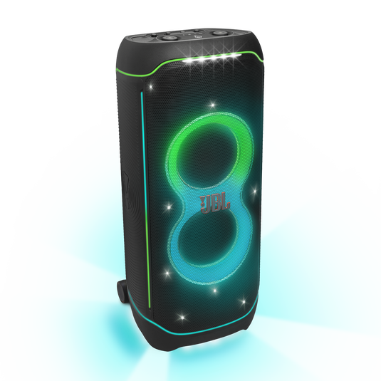 JBL PartyBox Ultimate - Black - Massive party speaker with powerful sound, multi-dimensional lightshow, and splashproof design. - Hero image number null