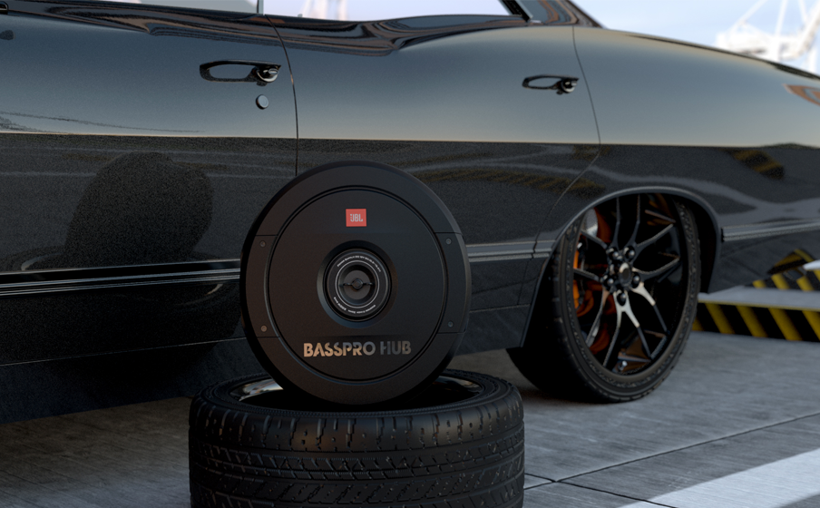 JBL BassPro Hub | Subwoofer compacto para graves potentes no carro