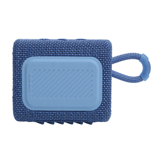 JBL Go 3 Eco - Blue - Ultra-portable Waterproof Speaker - Back image number null