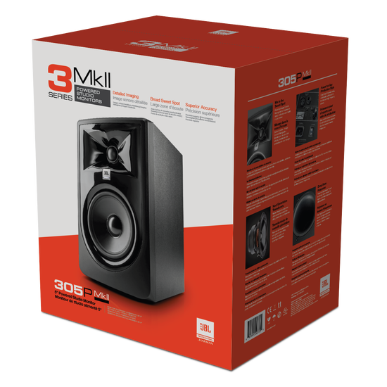 JBL 305P MkII | Monitor de referência de estúdio ativo de duas