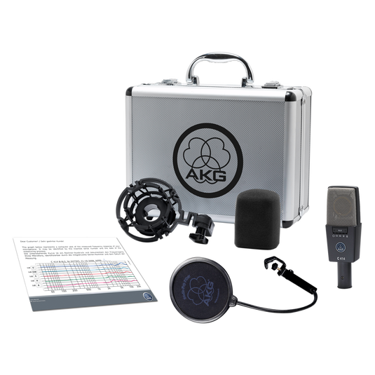 AKG C 414 XLS コンデンサーマイク C414 XLS | Microfone condensador de referencia multipadrão