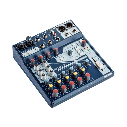 Soundcraft Notepad-8fx ミキサー Notepad-8FX | Mixer analógico de tamanho compacto com USB I/O e