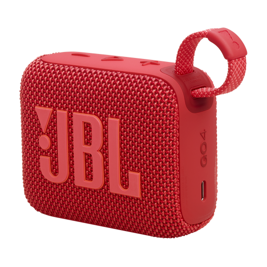 JBL Go 4 - Red - Ultra-Portable Bluetooth Speaker - Detailshot 1 image number null