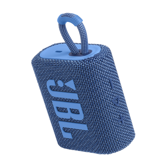 JBL Go 3 Eco - Blue - Ultra-portable Waterproof Speaker - Detailshot 2 image number null