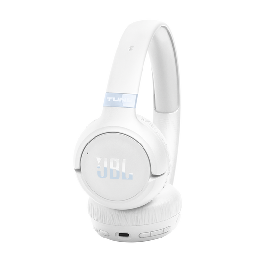 JBL Tune 680NC - White - Wireless on-ear Noise cancelling headphones - Right image number null