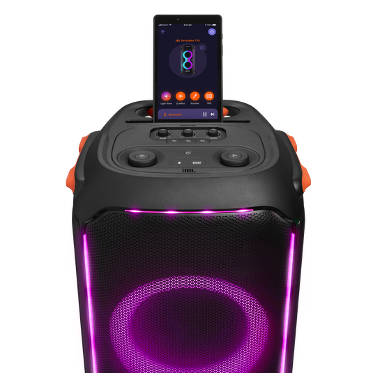 JBL Partybox 710 - Black - Party speaker with 800W RMS powerful sound, built-in lights and splashproof design. - Detailshot 2 image number null