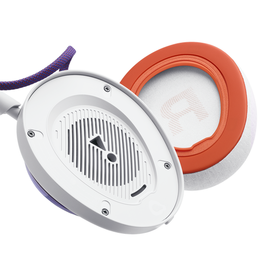 JBL Quantum 650 - White - Wireless multiplatform gaming headset - Detailshot 12 image number null