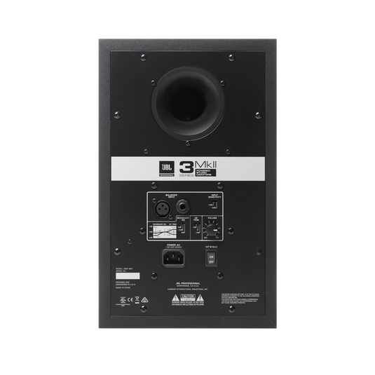 JBL 306P MkII - Black - Powered 6" (15.24 cm) Two-Way Studio Monitor - Back image number null