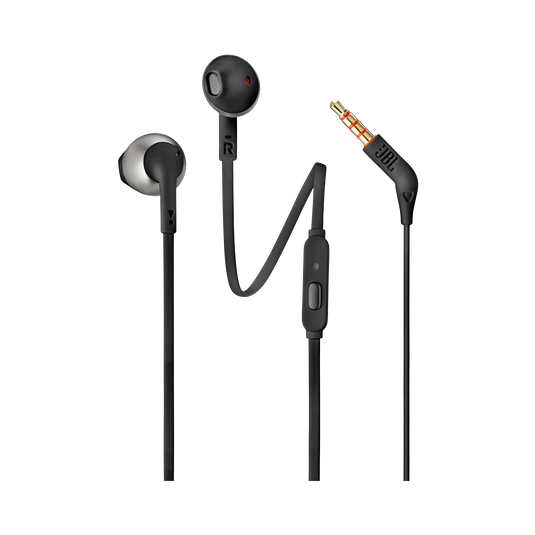 JBL Tune 205 - Black - Earbud headphones - Hero image number null