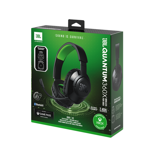 JBL Quantum 360X Wireless for XBOX - Black - Wireless over-ear console gaming headset with detachable boom mic - Detailshot 10 image number null