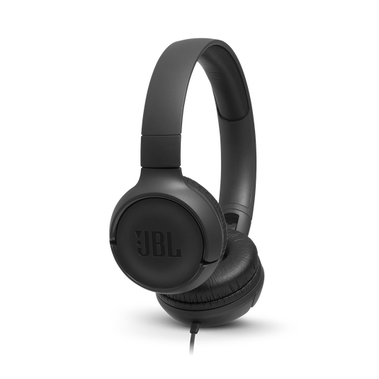 JBL Tune 500 - Black - Wired on-ear headphones - Hero image number null