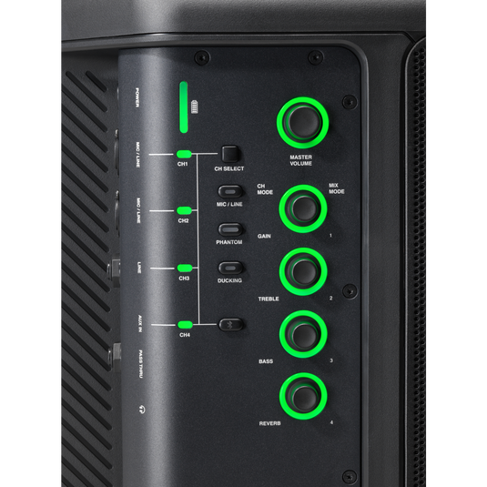 JBL EON ONE Compact - Black CSTM - All-in-One Rechargeable Personal PA - Detailshot 8 image number null