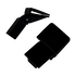 Hinge Plastic Assy for JBL Spinner BT - Black - Hero