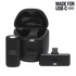 JBL Quantum Stream Wireless USB-C - Black - Wearable wireless streaming microphone - Hero