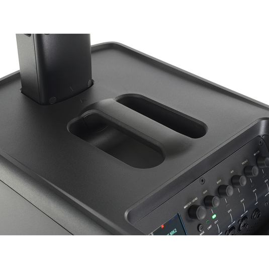 JBL EON ONE MK2 (110V) - Black - All-In-One, Battery-Powered Column PA with Built-In Mixer and DSP - Detailshot 8 image number null