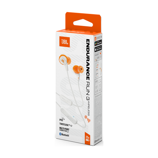 JBL Endurance Run 3 Wireless - White - Wireless Sport Headphones - Detailshot 15 image number null