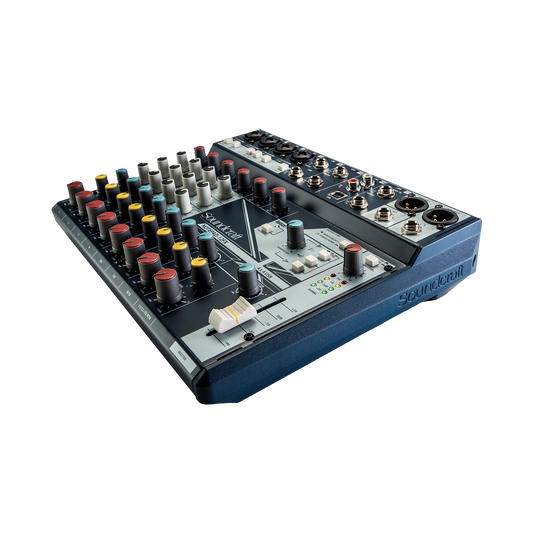 Notepad-12FX | Mixer analógico de tamanho compacto com USB I/O e