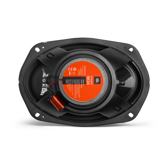 JBL Stage2 9634 - Black - 6" x9"(152mmx230mm)   Three Way  Car Speaker - Back image number null