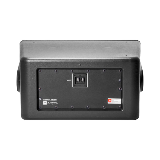 JBL Control SB2210 - Black - Dual 10&rdquo; Compact Subwoofer - Back image number null