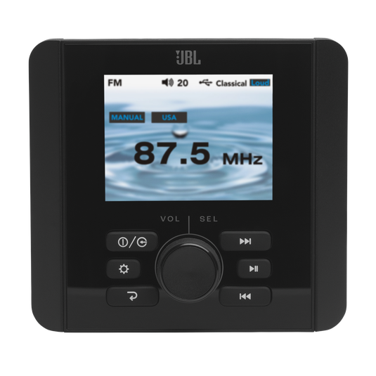JBL JAM5000N Headunit - Black Matte - JBL JAM5000N Headunit - Front image number null