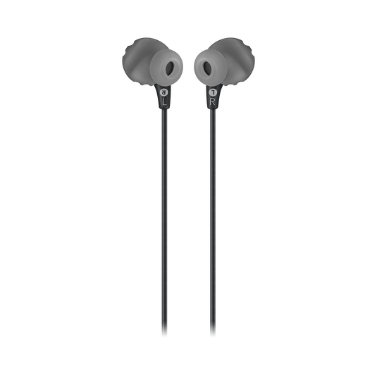 JBL Endurance RUN - Black - Sweatproof Wired Sport In-Ear Headphones - Back image number null