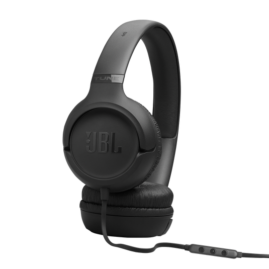 JBL Tune 530C - Black - Wired on-ear headphones - Right image number null