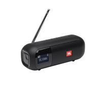 JBL Tuner 2 FM - Black - Portable FM radio with Bluetooth - Hero