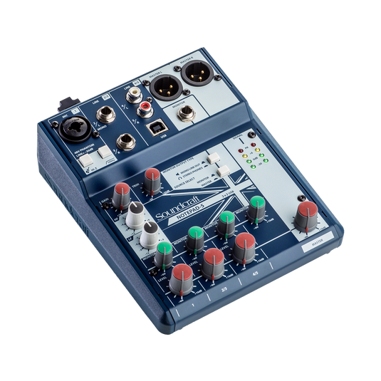 【在庫あり】 analógico Mixer | Notepad-5 de I/O USB com compacto tamanho DTM・DAW