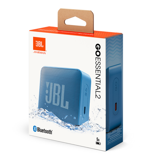 JBL Go Essential 2 - Blue CSTM - Portable Waterproof Speaker - Detailshot 8 image number null