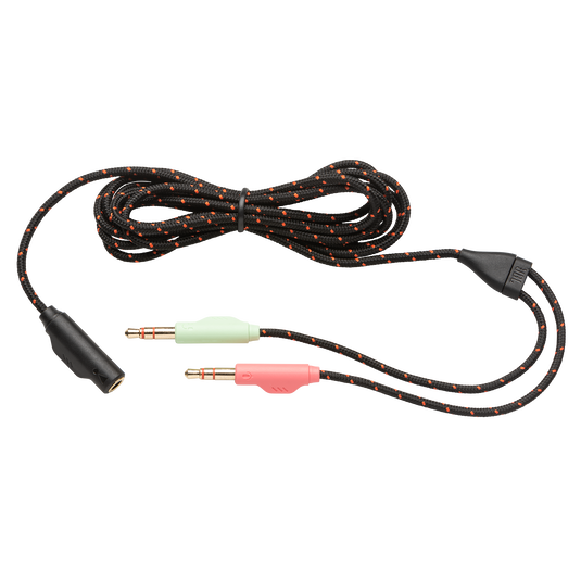 JBL Cable splitter for Quantum 200 - Black - Splitter adapter cable 3.5mm, 150cm - Hero image number null