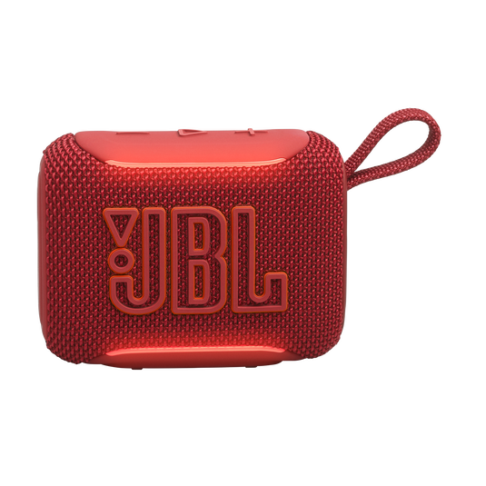 JBL Go 5 - Red - Ultra-portable waterproof and drop-proof speaker with JBL legendary sound and ambient edge lighting - Front image number null