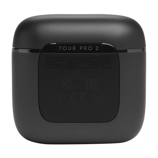 JBL Tour Pro 2 - Black - True wireless Noise Cancelling earbuds - Back image number null