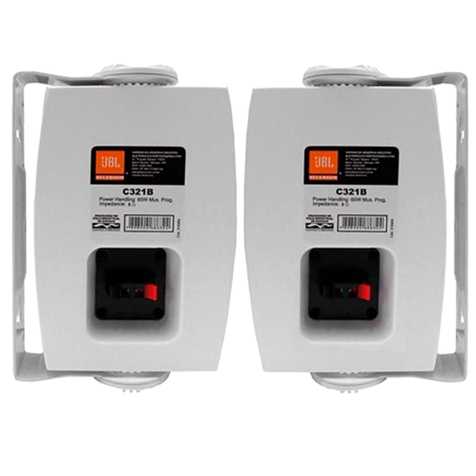 Caixa Ambiente JBL C321B - White - Back image number null