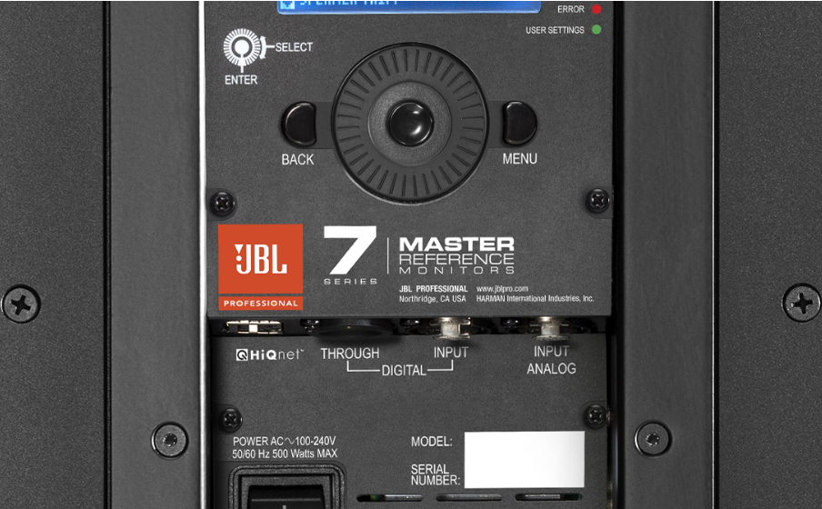 JBL 705P Sistema integrado com amplifica&ccedil;&atilde;o dupla de 250 W + 250 W - Image