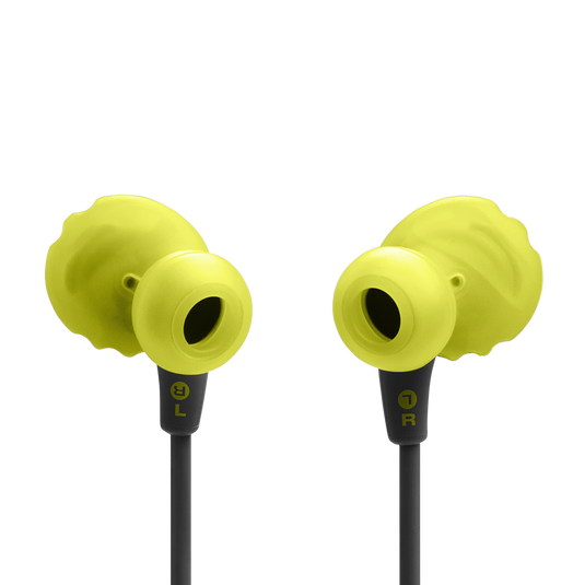JBL Endurance Run 3 USB-C - Black / Lime - USB-C Wired Sport Headphones - Back image number null