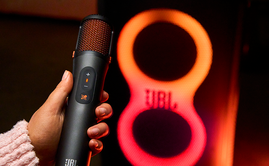 JBL EasySing Mics Remo&ccedil;&atilde;o vocal em tempo real em qualquer m&uacute;sica - Image