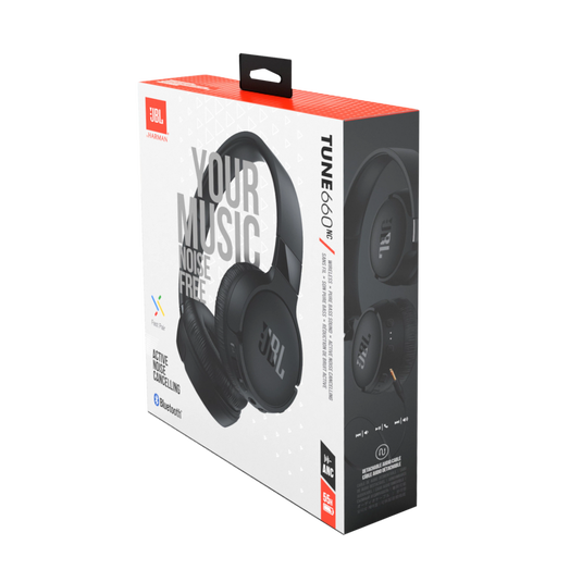 JBL Tune 660NC - Black - Wireless, on-ear, active noise-cancelling headphones. - Detailshot 10 image number null