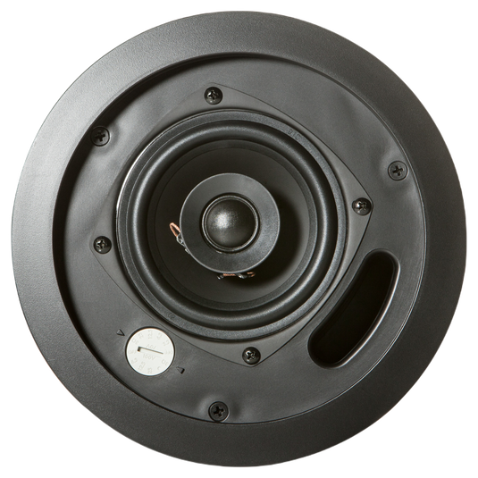 JBL Control 14C/T - Black - Two-Way 4" Coaxial Ceiling Loudspeaker - Front image number null