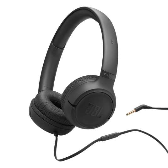 JBL Tune 530 Wired - Black - Wired on-ear headphones - Hero image number null