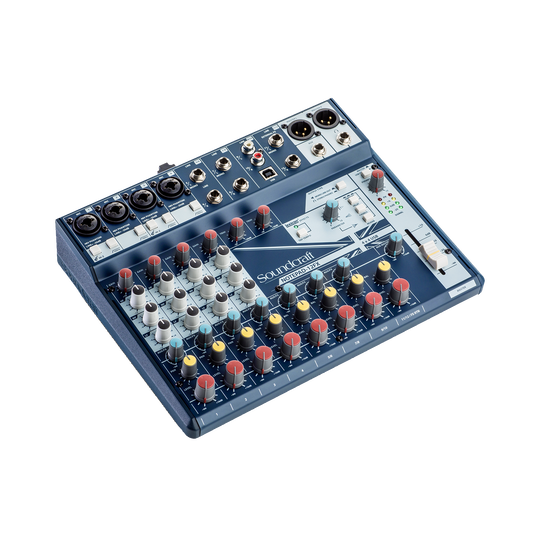Notepad-12FX | Mixer analógico de tamanho compacto com USB I/O e