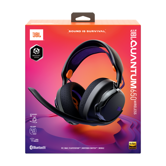 JBL Quantum 650 | Fone de ouvido sem fio para jogos multiplataforma