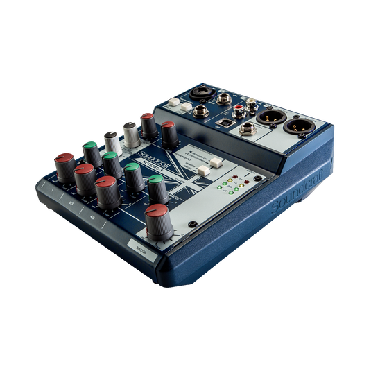 Notepad-5 | Mixer analógico de tamanho compacto com USB I/O