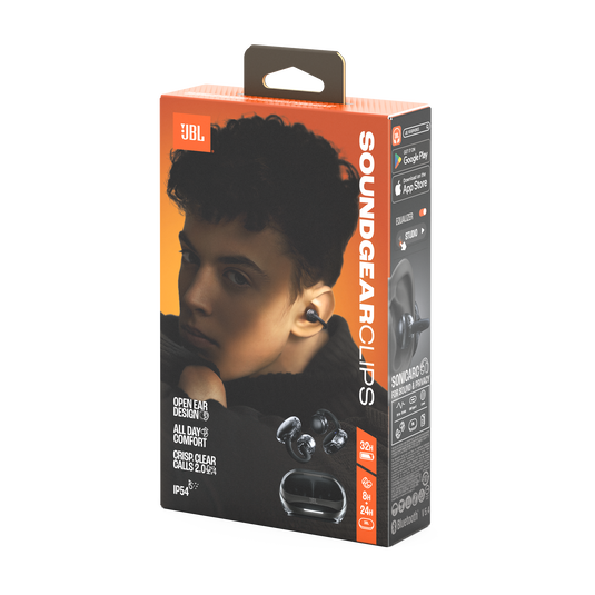 【新品未開封】JBL SOUNDGEAR CLIPS ブラック JBL Soundgear Clips | Fones de ouvido de formato aberto True wireless