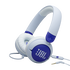 JBL Junior 320 - Blue - Wired on-ear kids headphones - Hero