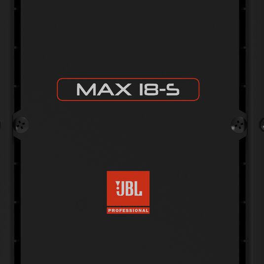 JBL MAX 18S - Black - Detailshot 1 image number null