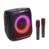 JBL PartyBox Encore 2 Plus - Black - Portable party speaker with real-time AI vocal removal and two wireless mics - Hero